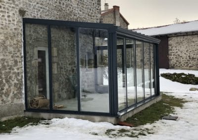 Véranda Aluminium Gris anthracite Ral 7016