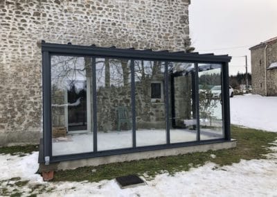 Véranda Aluminium Gris anthracite Ral 7016